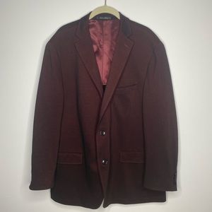 Michael Strahan Burgundy Sport Coat
